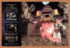 1998 Heretic II PC Original Advertisement / Retro Promo v2 picture