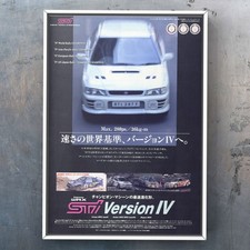 SUBARU Impreza STi Version IV 90s vintage ad GC4 GC6 GC8 WRX IV E-GC8 EJ20 ECU  picture