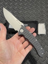 Maxace Knives - Sandstorm K - MSK01 - Black G10 Scales w/ a Bohler K110 Blade. picture
