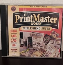 PrintMaster Gold Publishing Suite PC CD-ROM 1997 CD Macintosh Publishing Suite picture