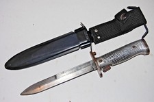 Turkish M1 Garand M5A1 Knife Bayonet w/ New Scabbard - Military Surplus picture