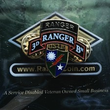 3D Army Ranger Battalion Lapel Pin picture