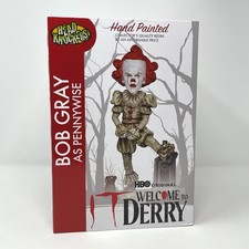 NECA Head Knockers Pennywise Welcome To Derry Bob Gray Hand Painted Resin Statue picture