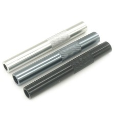 4Pcs Party Tool Aluminum Alloy Tube Straw Mixed Color Snuff Boxes 70mm Length picture