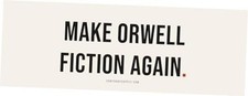 1984 was Not an Instruction Manual Bumper Sticker - 9