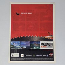 Wakeboarding Unleashed Xbox PlayStation 2 PS2 Authentic Magazine Ad picture