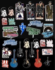 Elvis Presley  27x Lot TCB Memphis Souvenir Vtg Flexible Rubber Fridge Magnet picture