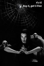 VAMPIRA - 4x6 Publicity Photo 🟣Dark Glamour TV Host Studio Portrait picture