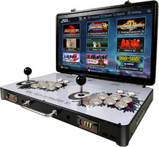 Portable 20000 in 1 Metal Box 3D Arcade Game Console, 22 Inch Screen Retro Elect picture