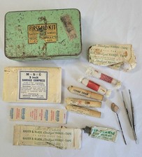 1941-1943 Vintage Medical Supply Co. (MSCO) Chicago First Aid Kit picture