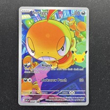 Scraggy 140/128 - 30th Anniversary Celebration - Illustration Rare Pokemon Card picture
