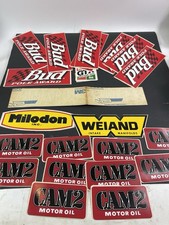 22 Racing Hot Rod Racing  Automotive Vintage old Stock decal sticker Lot 4 picture