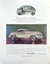 1935  Ad (10 3/4  X 13 3/4 inches) Packard 12 Coupe Roadster 2 Or 4-Passenger picture
