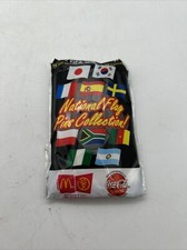 2002 FIFA WORLD CUP National Flag Pin McDonalds Coca Cola - New Sealed picture