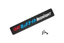 Aluminum License plate delete Wangan Midnight jdm racing fit for Car lovers picture