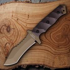 Halfbreed Blades Medium Clearance Fixed Knife 4.5 Premium Steel Blade G10 Handle picture
