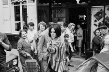 Brigitte Bardot wears a brown wig a street Paris July 1965 France Old Photo 1 picture