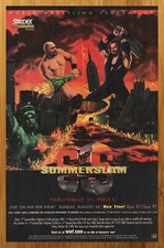 1998 WWF Summerslam Vintage Print Ad/Poster Wrestling Stone Cold Undertaker Art picture