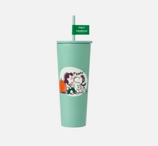 Starbucks Korea 2026 Peanuts Snoopy Tumbler Cold Cup Mug Plush Keychain MD picture