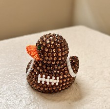 Rhinestoned Football Ducky picture