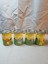 Campbells Soup Limited Edition Pokemon Charmander Pikachu Plus More Lot Of 4 Can picture