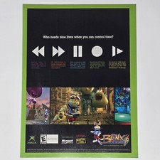 Blinx The Time Sweeper Xbox Nine Lives Print Ad/Poster Official Promo Art picture