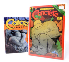 Paul Chadwick's Concrete Bust Statue #665/1000 Dark Horse Bowen Studios w/Comic picture