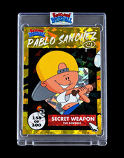 Pablo Sanchez Secret Weapon /200 GOLD CRACKED ICE Backyard Baseball Card 2025 picture