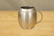 Vintage Metawa Pewter Holland Miniature Metalware Beer Stein Mug 1-3/8