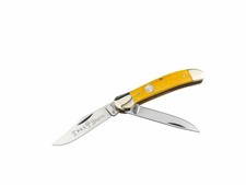 Boker TS 2.0 Copperhead Pocket Knife, Smooth Yellow Bone Scales, 3