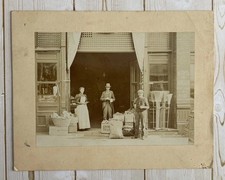 Antique Mounted Photo Storefront Early 1900s General Store picture