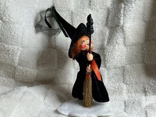Annalee Flying Witch Doll On Broom 2006  picture
