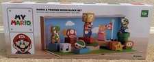 Nintendo My Mario Friends Wooden Block Special Set 30pc Amiibo Mario Sealed picture