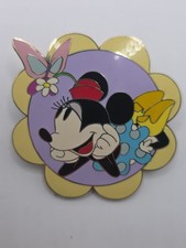 Disney Auctions Spring Flower Butterfly Minnie Mouse LE 100 Pin Minnie Mouse DA picture