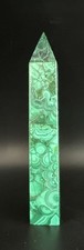 Malachite crystal point tower obelisk made in Zaire picture