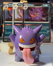 Pokemon Gengar Figure  Table Top Vinyl (includes 3 cards) picture