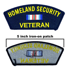 CC-007 Homeland Veteran retired Patch CBP TSA USCG USSS FEMA CIS FAM ICE HSI OIG picture