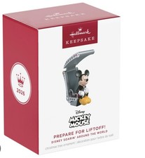 Hallmark 2026 Disney Soarin' Around The World PREPARE FOR LIFTOFF Ornament picture