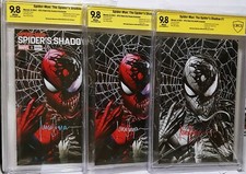 9.8 (Set) Spider-Man Spider's Shadow #1 CBCS Signed Mico Suayan Trade/Virgin/BW picture