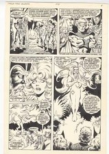 Omega Men #34 Pg 4 Original Comic Art by Rich Buckler picture