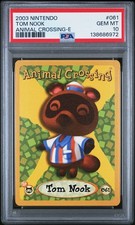 2003 NINTENDO ANIMAL CROSSING-E #061 TOM NOOK PSA 10 picture