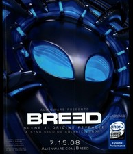 Alienware BREED Promo Intel Core 2 Extreme Sci-Fi Gaming Magazine Print Ad 2008 picture