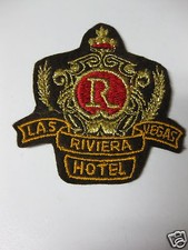 RIVIERA HOTEL CASINO LAS VEGAS NEW UNUSED VINTAGE PATCH picture