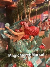 Disney Parks 2026 Princess Ariel Pearl Little Mermaid Ornament NEW picture