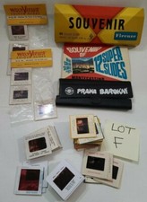 Color Souvenir Slides 35 mm. 144 pc. Vintage slides some on Kodak flim  picture