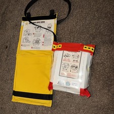 US Secret Service Vintage VRU Victim Rescue Unit PBE Smoke Hood Escape Mask Prop picture