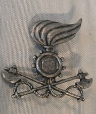 Italian Army Beret Badge Pin Fregio Engineering Branch Pioneer Combat Units #2 picture