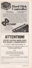 XCOMP Hard Disk Controller Vintage 1981 Print Ad Microprocessor SMD picture