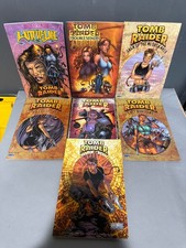 Tomb Raider / Witchblade Comic Book Lot Graphic Novels Top Cow Eidos 7-Book Set picture