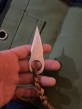 Custom WW2 Style Lapel Dagger Thumb Dagger Hide Out Last Ditch Knife “SICARII” picture